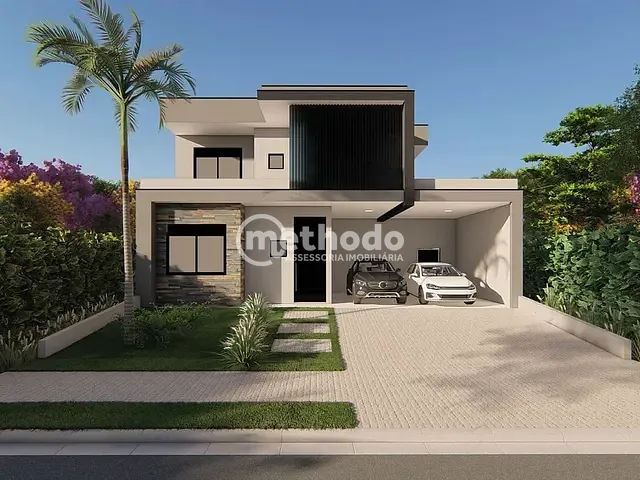 Casa com 313m² 4 quartos e 5 banheiros, à venda, no bairro Parque Brasil 500 em Paulínia