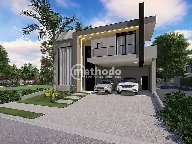 Casa com 330m² 4 quartos e 4 banheiros, à venda, no bairro Parque Brasil 500 em Paulínia