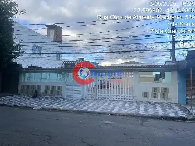 Casa com 59m², à venda, no bairro VILA SONIA em Praia Grande