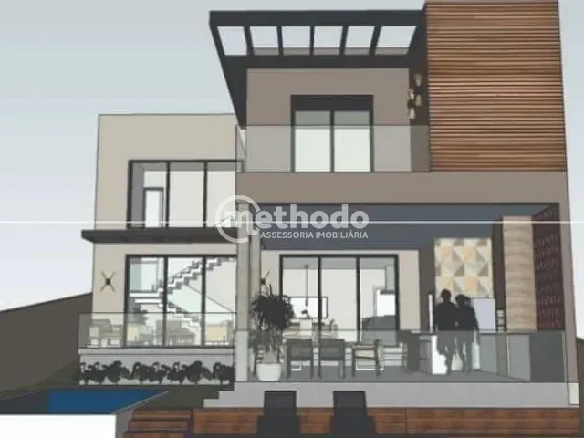 Casa com 462m² 4 quartos e 6 banheiros, à venda, no bairro Alphaville Dom Pedro 2 em Campinas
