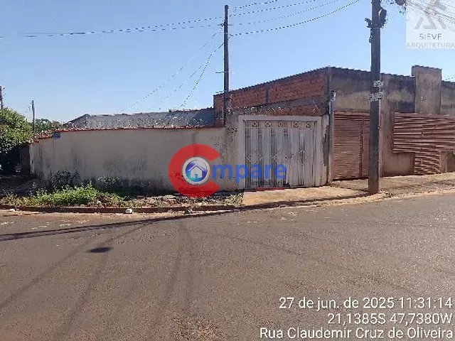 Casa com 82m² 3 quartos e 1 banheiro, à venda, no bairro JARDIM PEDRA BRANCA em Ribeirao Preto