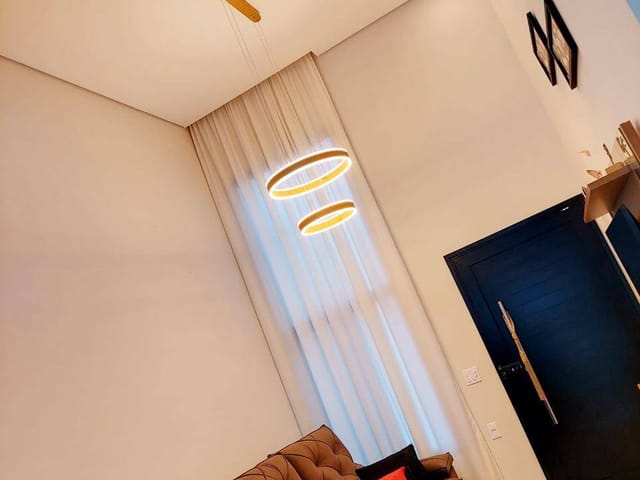 Foto do Casa - Casa à Venda no Horto Villagio com 3 Quartos, Suíte, Área Gourmet, Esquadrias de Alumínio e Garagem para 2 Carros | Plus Negócios Imobiliários
