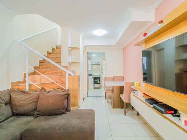 Foto do Casa - Casa em condomínio para venda com 2 quartos , 74m² | Lares e Andares Imóveis