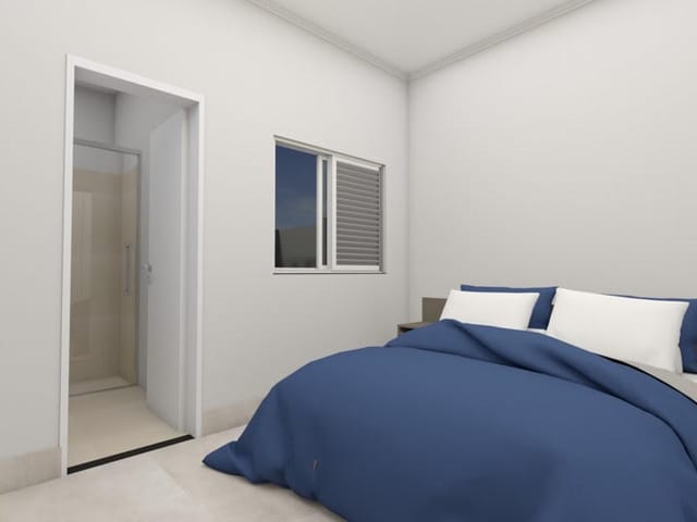 Casa com 137m² 2 quartos e 2 banheiros, à venda, no bairro Residencial Estoril em Taubaté