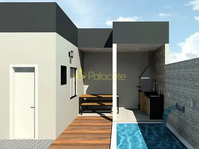 Casa com 150m² 3 quartos e 2 banheiros, à venda, no bairro Jardim Oásis em Taubaté