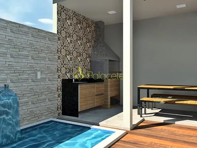 Casa com 150m² 3 quartos e 2 banheiros, à venda, no bairro Jardim Oásis em Taubaté