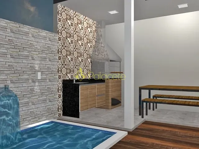 Casa com 150m² 3 quartos e 2 banheiros, à venda, no bairro Jardim Oásis em Taubaté
