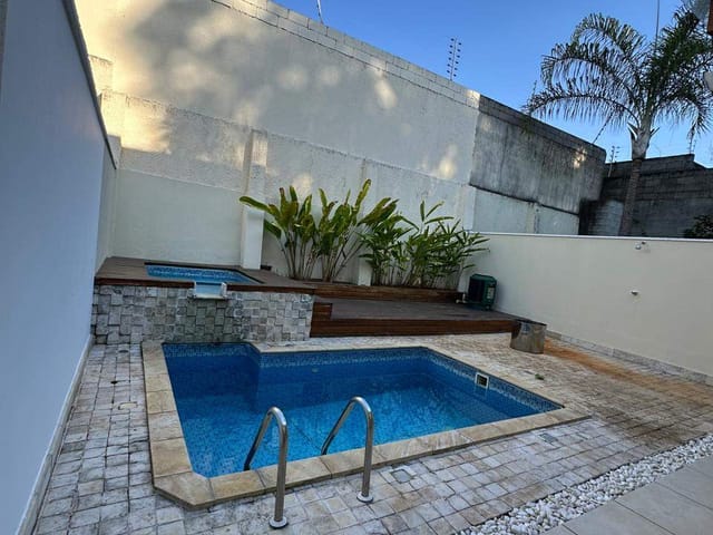Foto do Casa - Sobrado de esquina com área gourmet completa, piscina e hidromassagem no Condomínio San Paolo – Sorocaba/SP | Plus Negócios Imobiliários