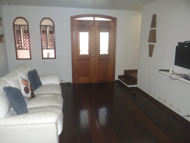 Foto do Casa - Casa tipo para venda e locação em Jardim Rizzo com 4 quartos, sendo 1 suíte, 128m² | Lares e Andares Imóveis