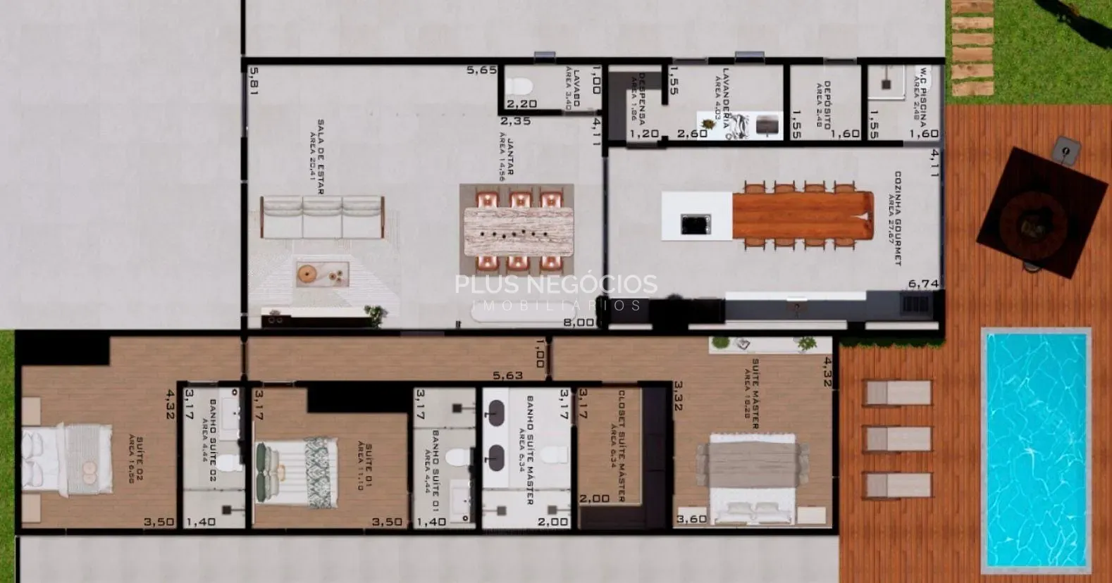 Casa, 3 quartos, 287 m² - Foto 12