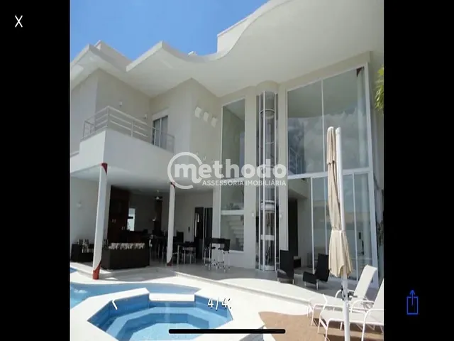 Casa com 820m² 5 quartos e 8 banheiros, à venda, no bairro Loteamento Alphaville Campinas em Campinas