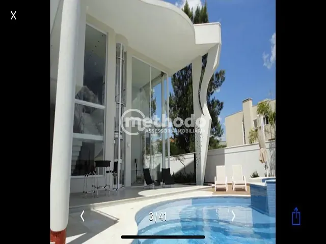Casa com 820m² 5 quartos e 8 banheiros, à venda, no bairro Loteamento Alphaville Campinas em Campinas