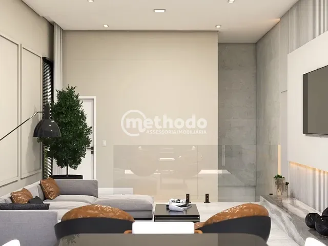 Casa com 430m² 3 quartos e 4 banheiros, à venda, no bairro Lot. Residencial Arborais em Campinas
