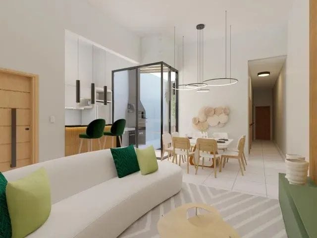 Casa com 165m² 3 quartos e 1 banheiro, à venda, no bairro Piracangaguá (Chácara Flórida) em Taubaté