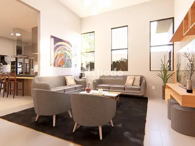 Casa com 430m² 3 quartos e 5 banheiros, à venda, no bairro Lot. Residencial Arborais em Campinas