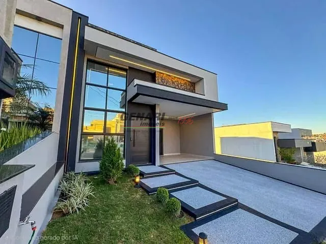 Casa com 200m² 3 quartos e 4 banheiros, à venda, no bairro Loteamento Park Gran Reserve em Indaiatuba