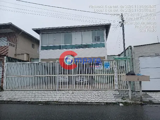 Casa com 62m² 2 quartos e 1 banheiro, à venda, no bairro SAMAMBAIA em Praia Grande