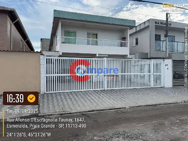 Casa com 50m² 1 quarto e 1 banheiro, à venda, no bairro ESMERALDA em Praia Grande