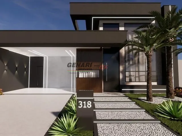 Casa com 300m² 3 quartos e 5 banheiros, à venda, no bairro Jardim Residencial Dona Lucilla em Indaiatuba
