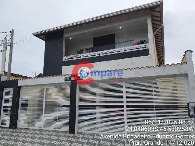 Casa com 50m² 2 quartos e 1 banheiro, à venda, no bairro Jardim Melvi em Praia Grande