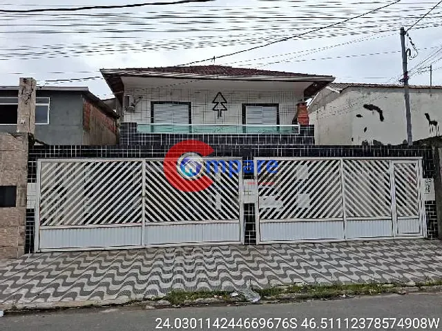Casa com 51m² 2 quartos e 1 banheiro, à venda, no bairro RIBEIROPOLIS em Praia Grande