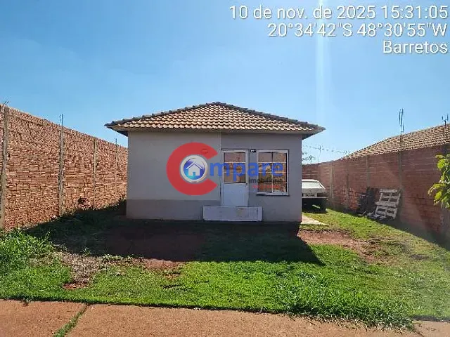 Casa com 45m² 2 quartos e 1 banheiro, à venda, no bairro Não informado em Barretos
