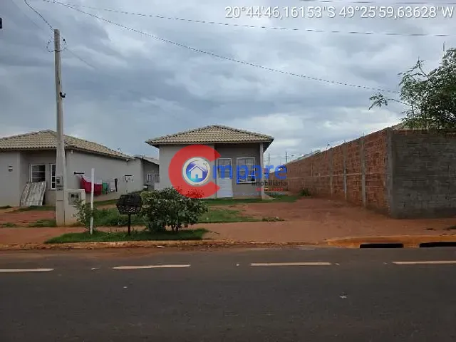 Casa com 43m² 2 quartos e 1 banheiro, à venda, no bairro Residencial Jos® Bernardes Coelho em Sao Jose Do Rio Preto