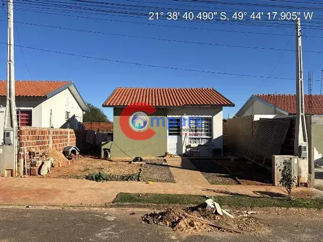 Casa com 48m² 2 quartos e 1 banheiro, à venda, no bairro CONJUNTO HABITACIONAL ANA CAROLINA em Lins