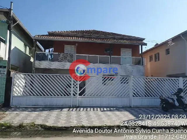 Casa com 55m² 2 quartos e 1 banheiro, à venda, no bairro Jardim Melvi em Praia Grande