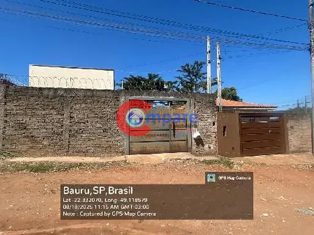 Casa com 36m² 2 quartos e 1 banheiro, à venda, no bairro Chácaras Cornelia em Bauru