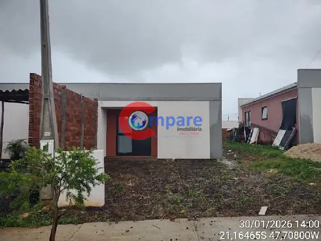 Casa com 48m² 2 quartos e 1 banheiro, à venda, no bairro PARQUE DAS GAIVOTAS em Ribeirão Preto