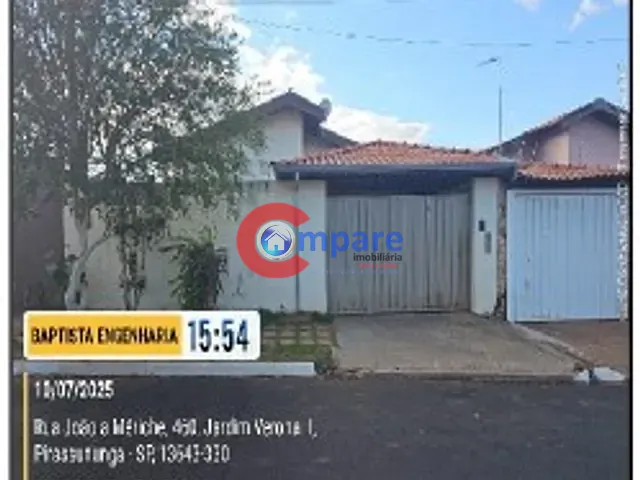 Casa com 156m² 1 quarto e 1 banheiro, à venda, no bairro JARDIM VERONA II em Pirassununga