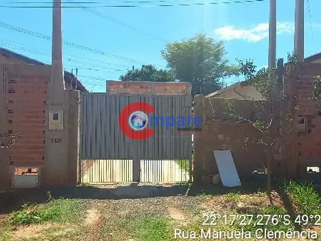 Casa com 45m² 1 quarto e 1 banheiro, à venda, no bairro CHACARA SAO JOAO em Bauru