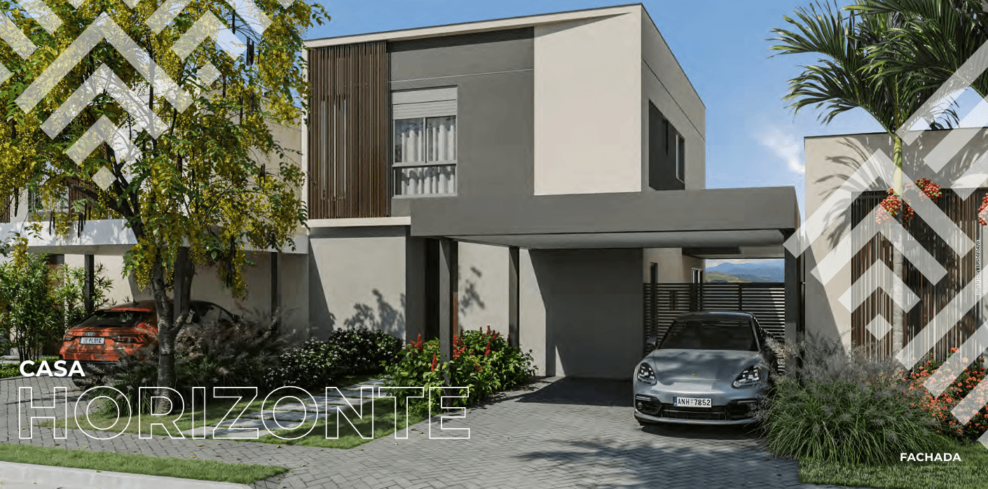Perspectiva do Casa - Casa  Horizonte à venda com 177m², Parque Alphaville Campinas, Campinas, SP | Methodo Assessoria Imobiliária e Administração de Bens Ltda