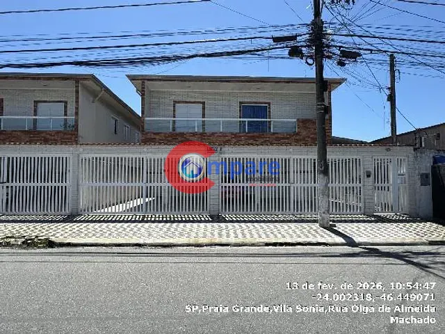 Casa com 63m² 2 quartos e 1 banheiro, à venda, no bairro VILA SONIA em Praia Grande
