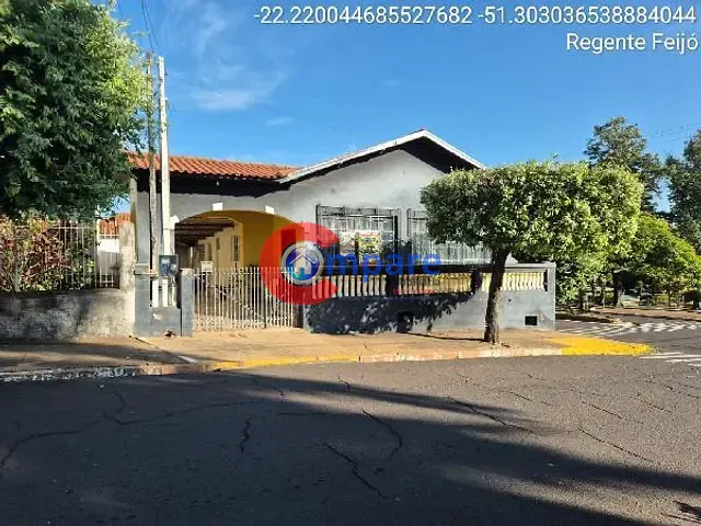 Casa com 209m² 3 quartos e 1 banheiro, à venda, no bairro CENTRO em Regente Feijó
