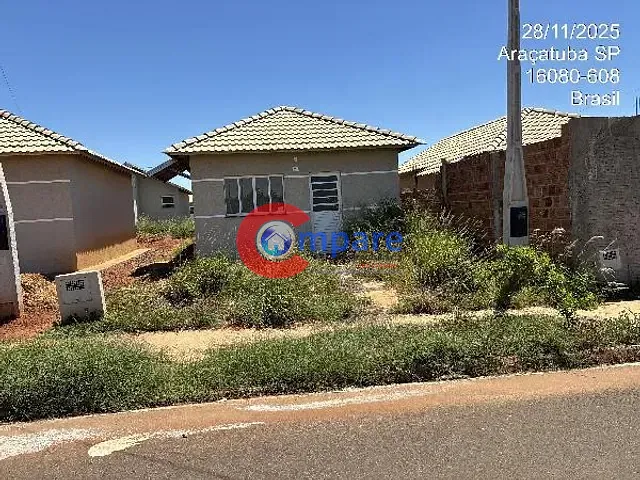 Casa com 44m² 2 quartos e 1 banheiro, à venda, no bairro Jardim do Trevo em Araçatuba