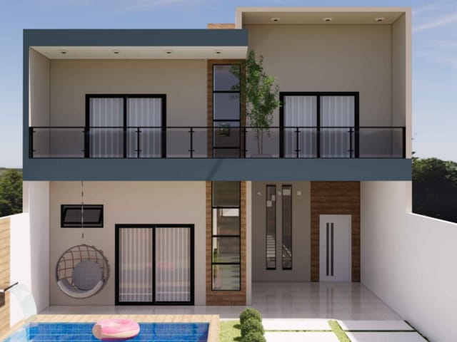 Casa com 175m² 3 quartos e 2 banheiros, à venda, no bairro Res. Santa Clara em Pindamonhangaba