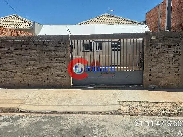 Casa com 44m² 2 quartos e 1 banheiro, à venda, no bairro CONJUNTO HABITACIONAL LUANA II em Araçatuba