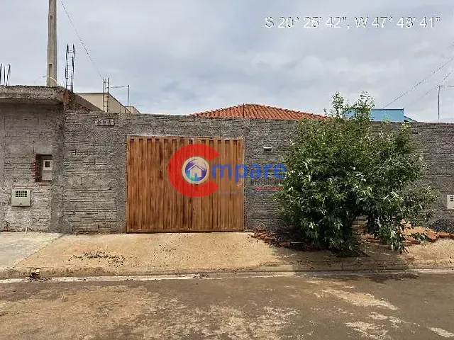 Casa com 58m² 2 quartos e 1 banheiro, à venda, no bairro ANTONIO ABBOUD em Guará