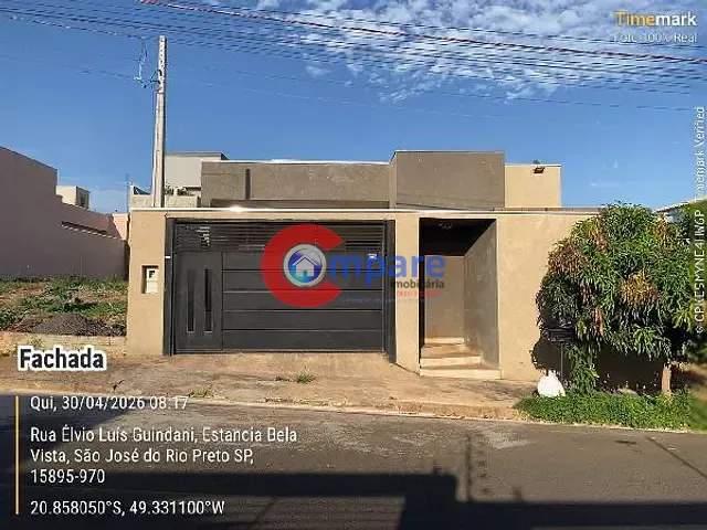 Casa com 150m² 3 quartos e 1 banheiro, à venda, no bairro RESIDENCIAL SANTA REGINA em São José do Rio Preto