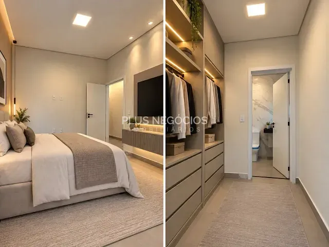 Casa com 250m² 3 quartos e 5 banheiros, à venda, no bairro Condomínio Villa do Bosque em Sorocaba