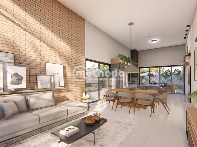 Casa com 300m² 4 quartos e 4 banheiros, à venda, no bairro Parque Brasil 500 em Paulínia