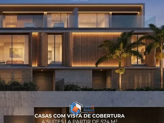 Casa com 575m² 4 quartos e 5 banheiros, à venda, no bairro Cidade Jardim em São Paulo
