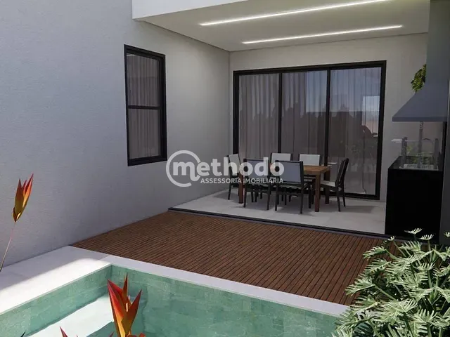 Casa com 200m² 3 quartos e 4 banheiros, à venda, no bairro Vila Monte Alegre em Paulínia