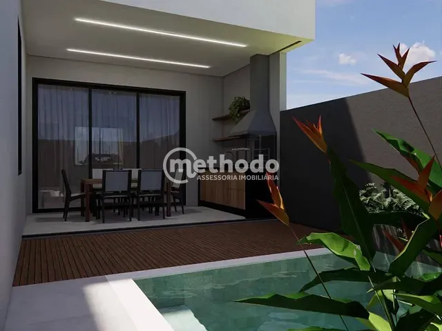 Casa com 200m² 3 quartos e 4 banheiros, à venda, no bairro Vila Monte Alegre em Paulínia