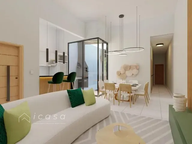 Casa com 165m² 3 quartos e 2 banheiros, à venda, no bairro Cecap em Taubaté
