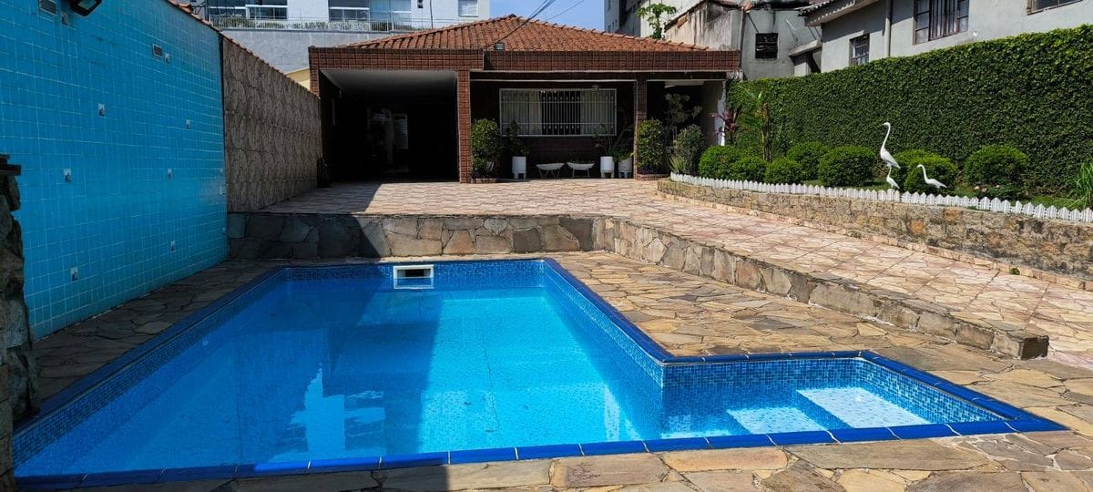 Casa Térrea com Piscina - Santa Paula -  São Caetano do Sul, SP