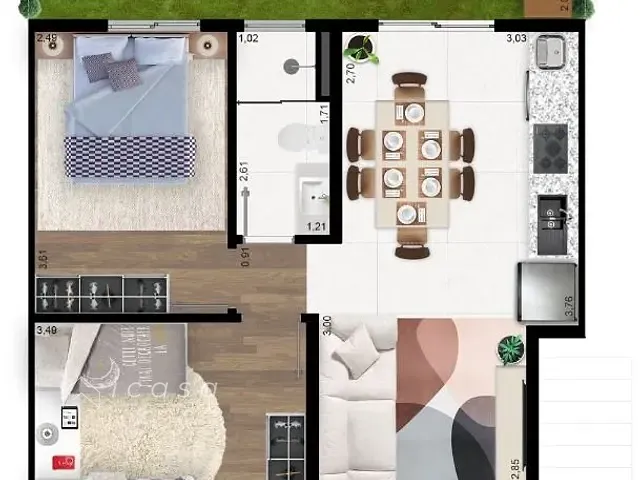 Casa com 47m² 2 quartos e 1 banheiro, à venda, no bairro Zona Rural em Paraty