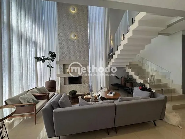 Casa com 378m² 4 quartos e 5 banheiros, à venda, no bairro Loteamento Parque dos Alecrins em Campinas